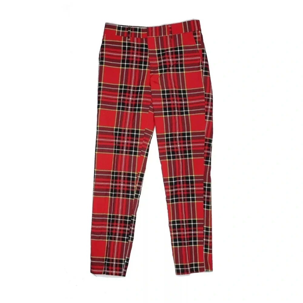 Teen OppoSuits The Lumberjack Christmas Red Plaid Suit Jacket Pants Set Size 14 - Picture 9 of 14